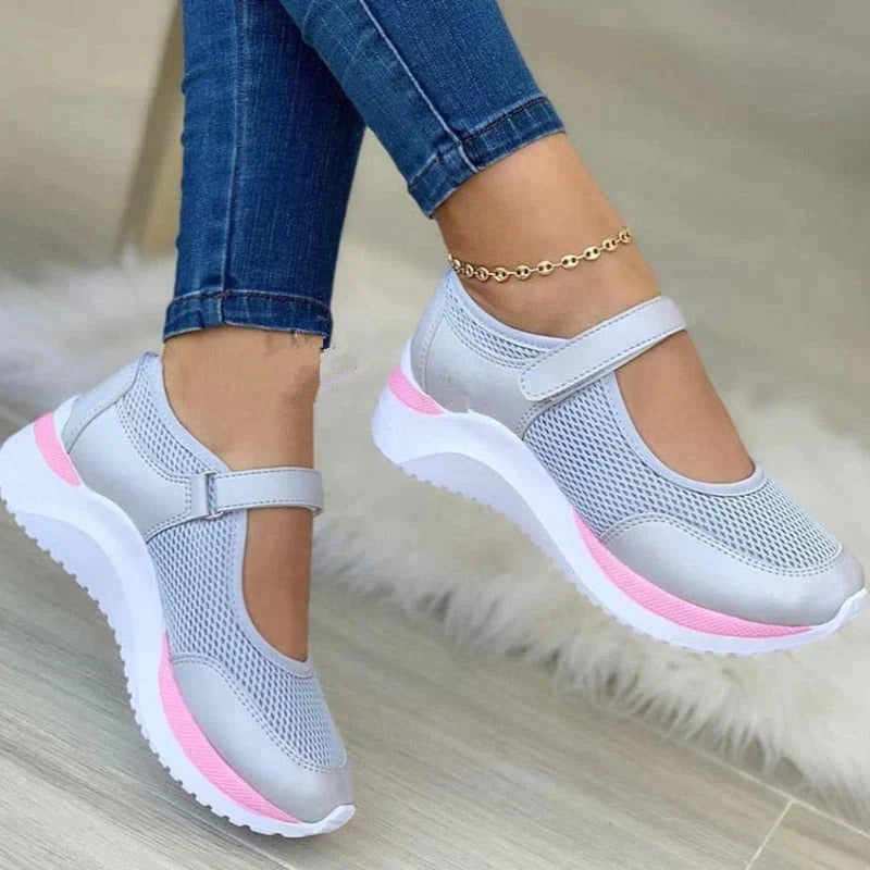 Amara Bellini | Slip-on sneakers med åndbart mesh og sporty komfort