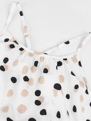 Giulia Romano | Maxi-sommerkjole med halterneck og prikket design