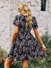 Amélie Fontaine | Mini-sommerkjole med romantisk blomsterprint