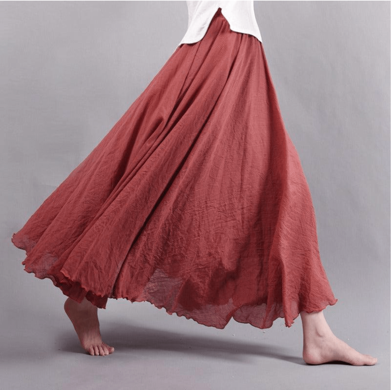 Chiara Venturi | Bohemian luksus maxi nederdel