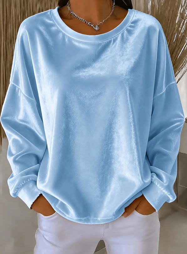 Ida Lindgren | Oversize-Veloursbluse für Damen