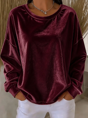 Ida Lindgren | Oversize-Veloursbluse für Damen