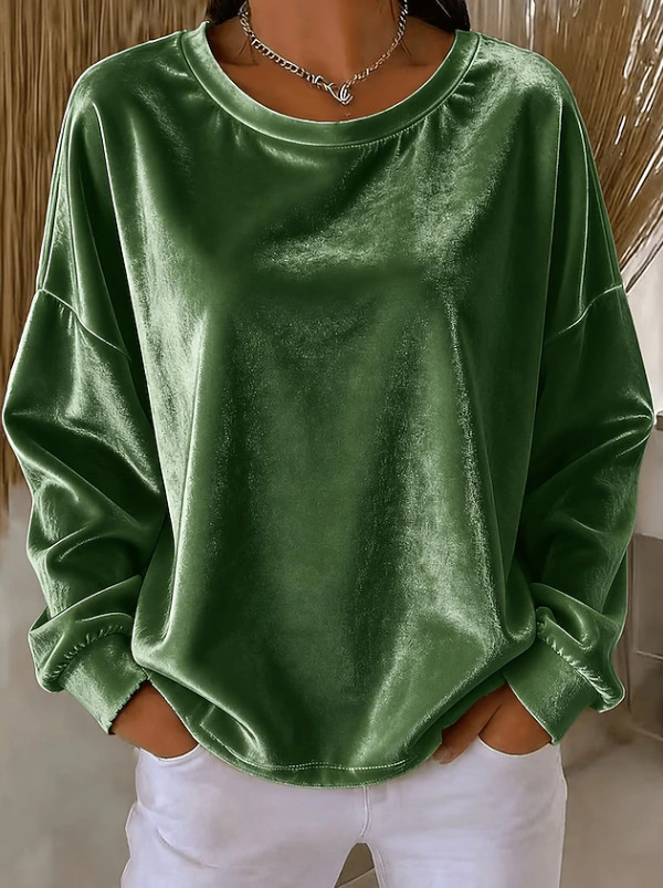 Ida Lindgren | Oversize-Veloursbluse für Damen