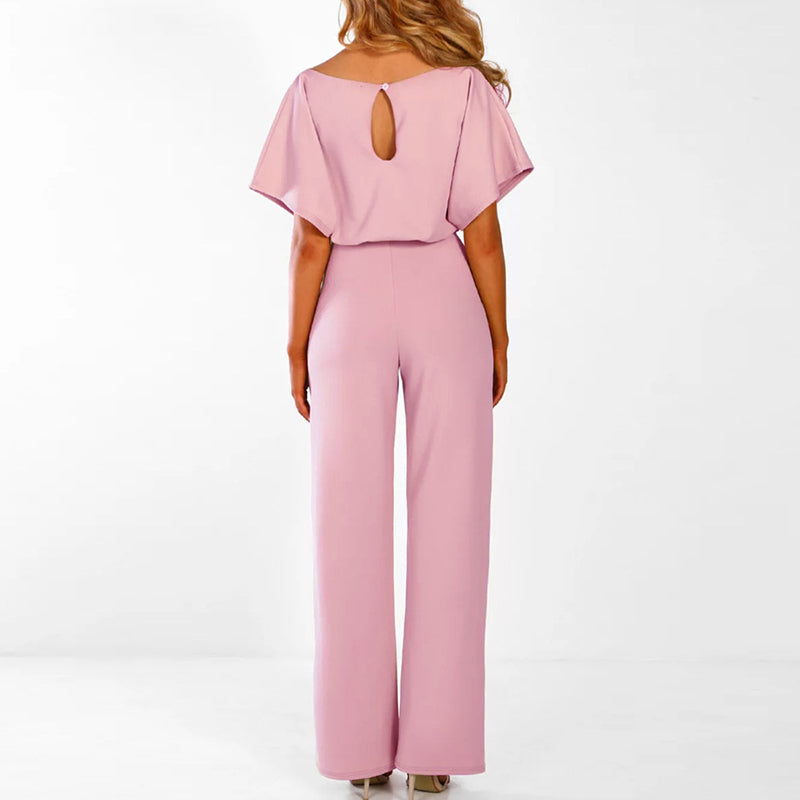 Isabella Laurent | Elegant jumpsuit med taljemarkering