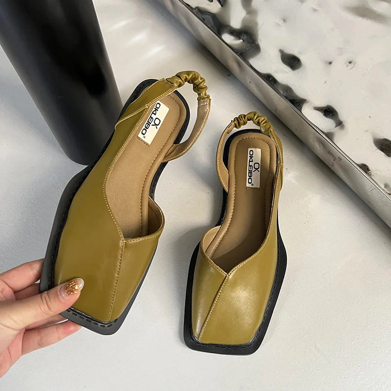 Celeste Whitmore | Slingback sandaler med minimalistisk elegance