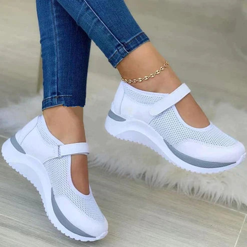 Amara Bellini | Slip-on sneakers med åndbart mesh og sporty komfort