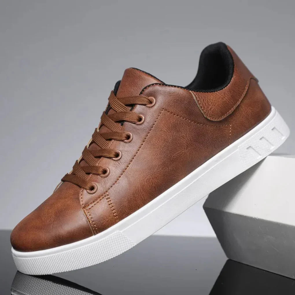 Bjørn Espersen | Braune Ledersneaker für Herren