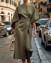 Seraphina Conti | Chic luksus midi kjole