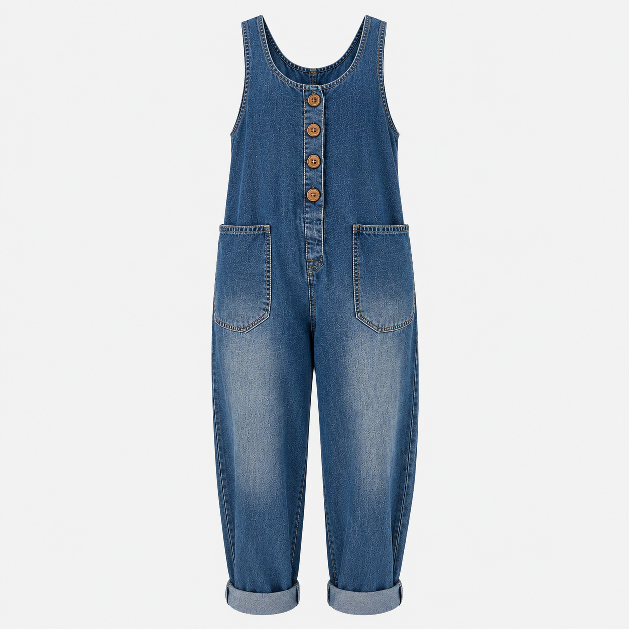 Signe Mortensen | Afslappet denim dungaree-jumpsuit til kvinder