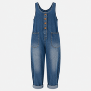 Signe Mortensen | Afslappet denim dungaree-jumpsuit til kvinder