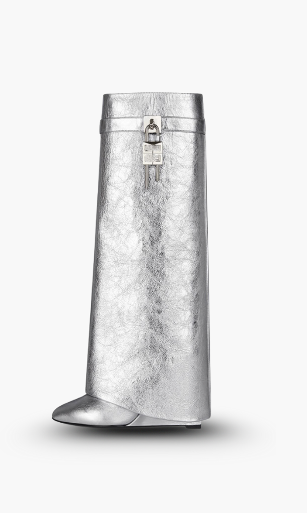 Valentina Ricci | Sculpted pant boots med futuristisk finish