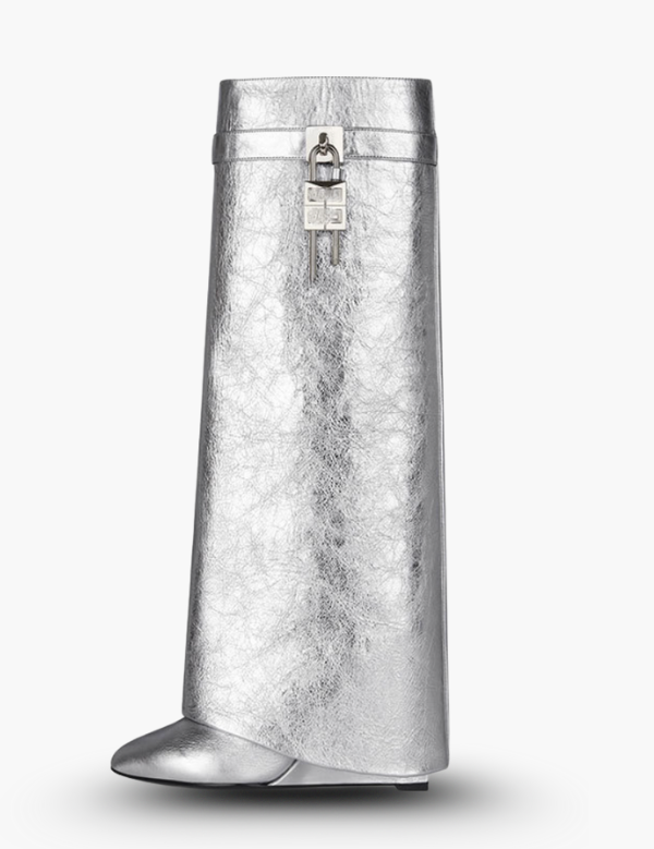 Valentina Ricci | Sculpted pant boots med futuristisk finish