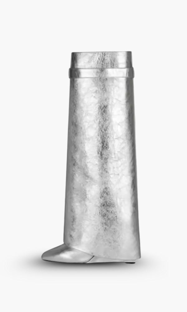 Valentina Ricci | Sculpted pant boots med futuristisk finish