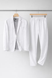 Marcus Ellegaard | Lässiges Blazer-Set aus Leinen