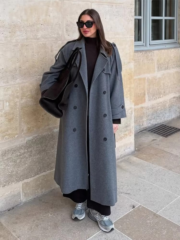 Portia Alderson | Overcoat i Uldblanding til Kvinder