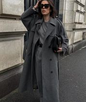 Portia Alderson | Overcoat i Uldblanding til Kvinder
