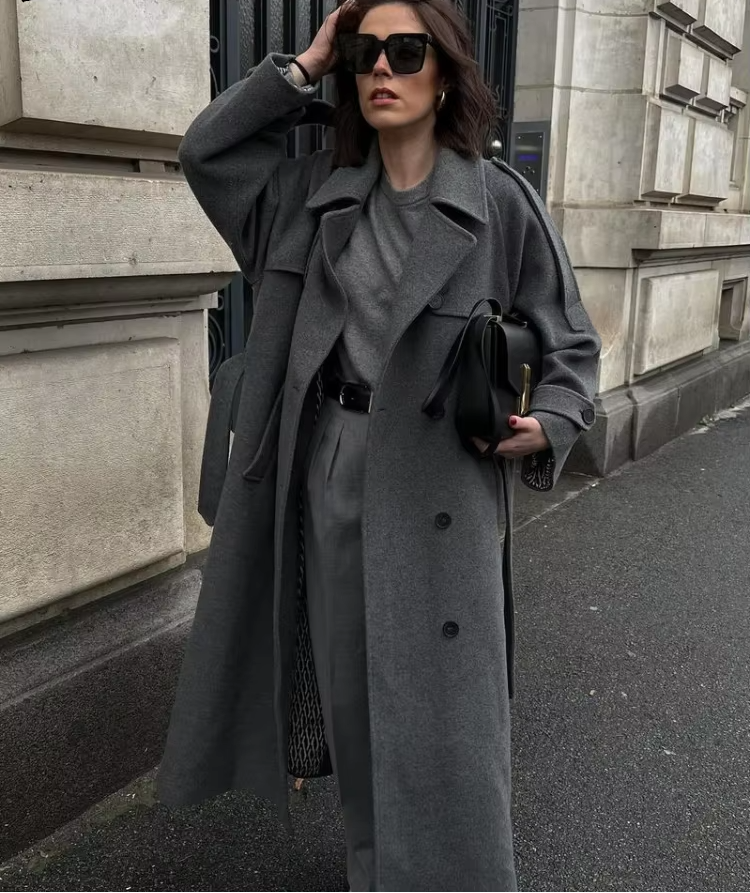 Portia Alderson | Overcoat i Uldblanding til Kvinder