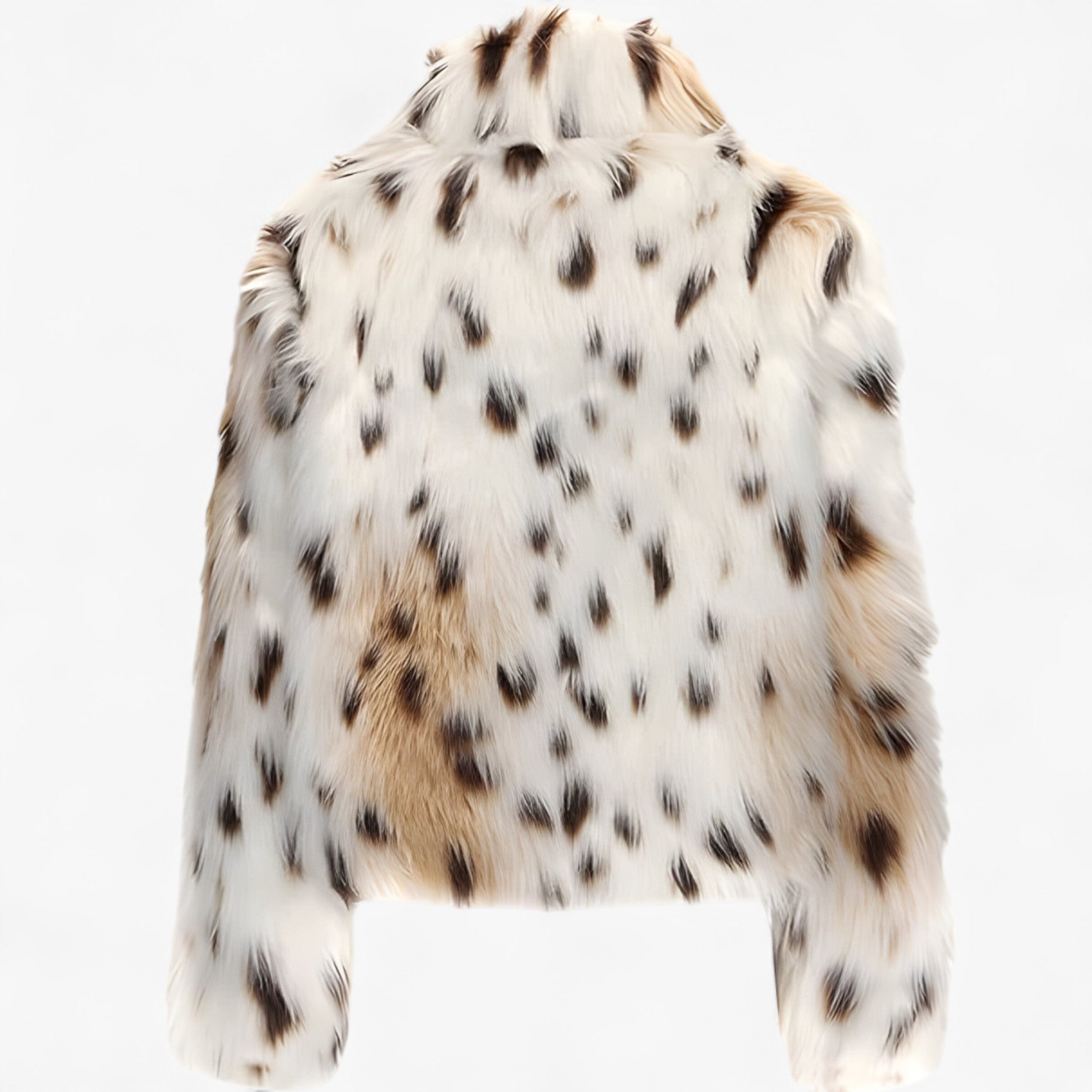 Josefine Winther | Oversized kabát z umělé kožešiny s leopardím vzorem