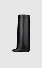 Valentina Ricci | Sculpted pant boots med futuristisk finish