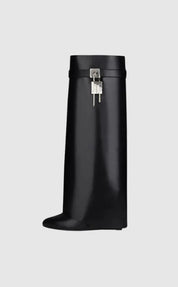Valentina Ricci | Sculpted pant boots med futuristisk finish