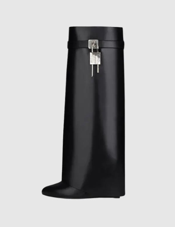 Valentina Ricci | Sculpted pant boots med futuristisk finish