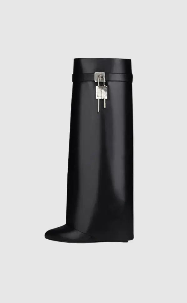 Valentina Ricci | Sculpted pant boots med futuristisk finish