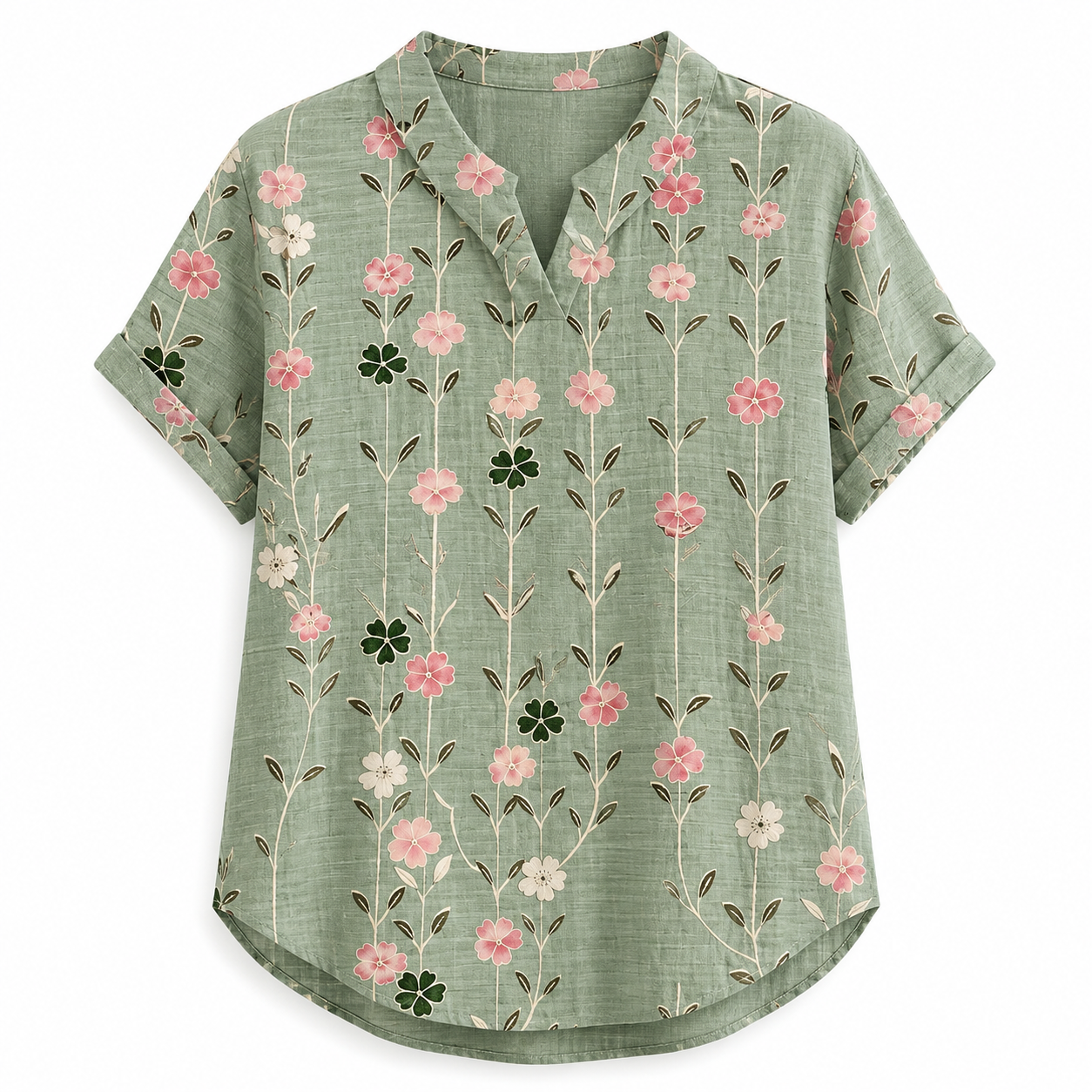 TinaBechBlomstretBlusemedKortAErmetilKvinderitem.png