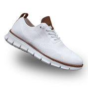 Anders Bille | Strick-Sneaker mit Mesh-Obermaterial und Fersenriemen