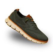 Anders Bille | Strick-Sneaker mit Mesh-Obermaterial und Fersenriemen