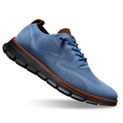 Anders Bille | Strick-Sneaker mit Mesh-Obermaterial und Fersenriemen
