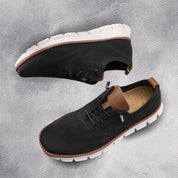 Anders Bille | Strick-Sneaker mit Mesh-Obermaterial und Fersenriemen