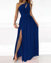 Celeste Moreau | Elegant luksus maxi kjole med cut-out detaljer