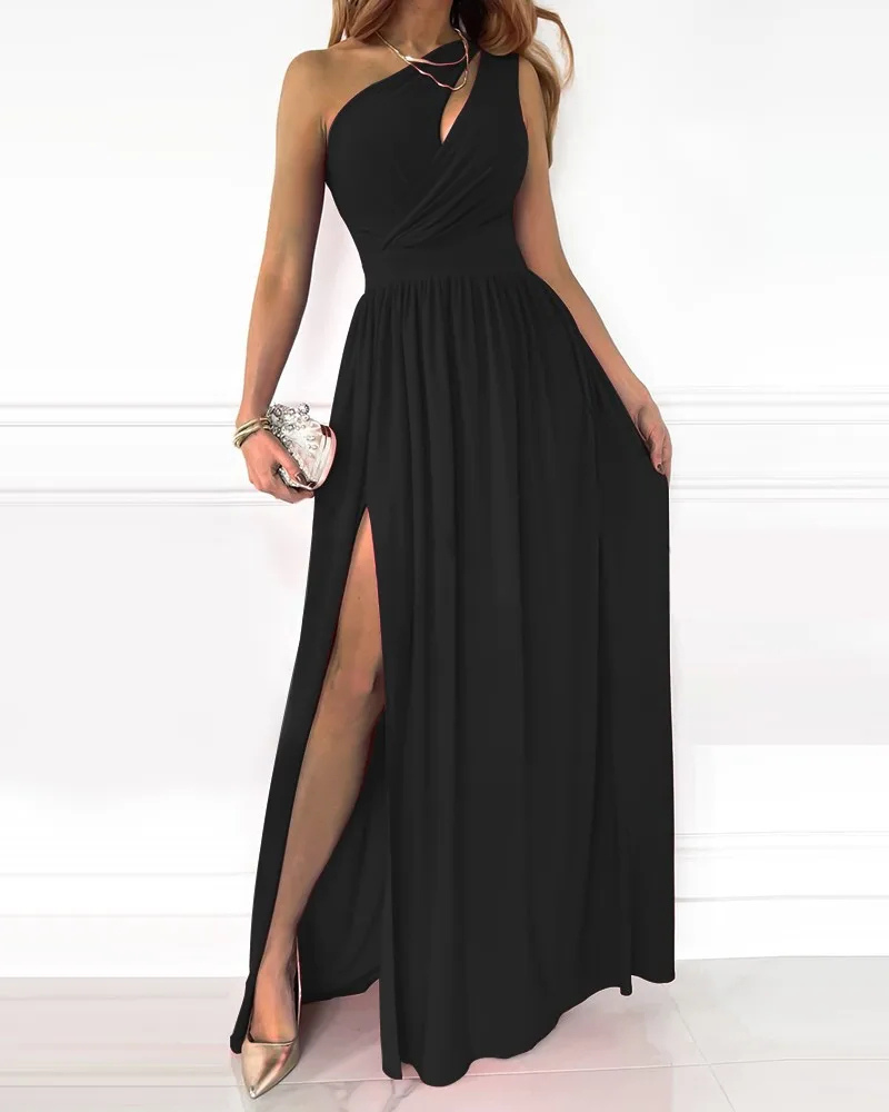 Celeste Moreau | Elegant luksus maxi kjole med cut-out detaljer