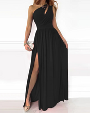 Celeste Moreau | Elegant luksus maxi kjole med cut-out detaljer