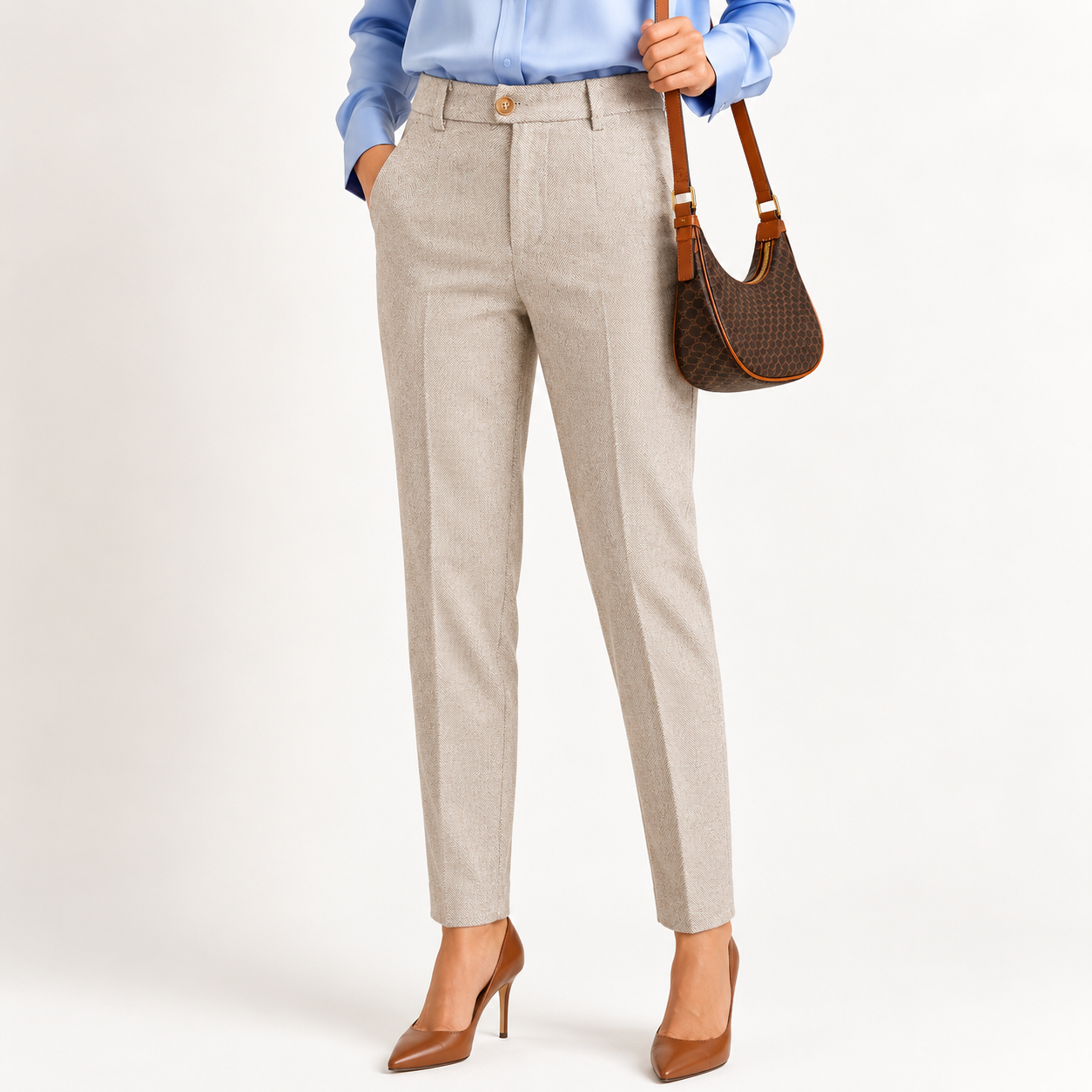 Vibeke Dahl | Elegante bukser i beige til kvinder