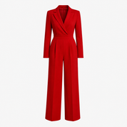 Vibeke Madsen | Elegant jumpsuit med brede ben og revers til kvinder