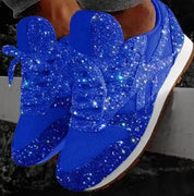 Rosalind Ashcroft | Glitrende Sneakers i Lyserød med Premium Komfort