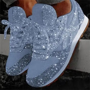 Rosalind Ashcroft | Glitrende Sneakers i Lyserød med Premium Komfort