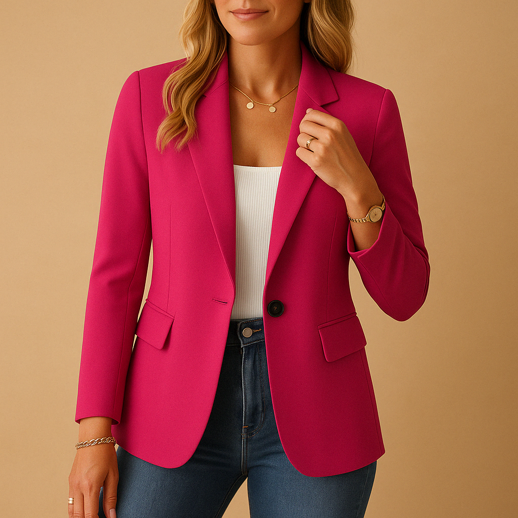Giuliana Ashford | Klassisk Blazer i Hvid til Kvinder
