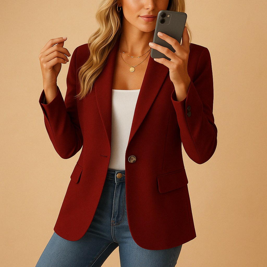 Giuliana Ashford | Klassisk Blazer i Hvid til Kvinder