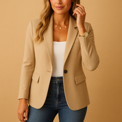 Giuliana Ashford | Klassisk Blazer i Hvid til Kvinder