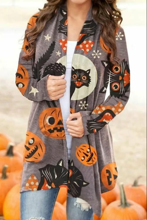 Skeleton Social | Skull Halloween Cardigan For Women