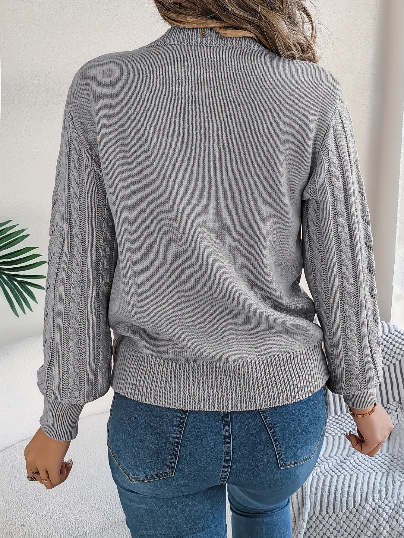 Nora Jørgensen | Cable-Knit Textured Sweater