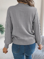 Nora Jørgensen | Cable-Knit Textured Sweater