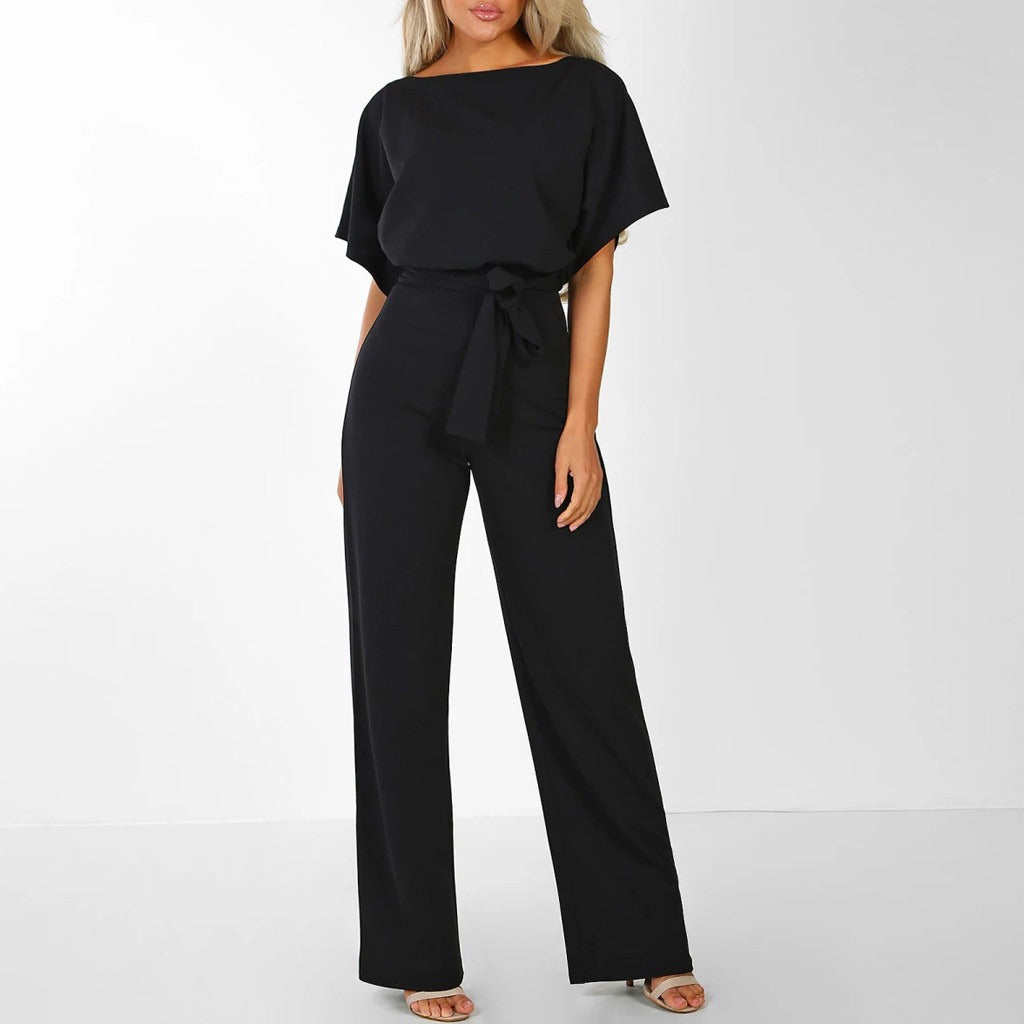 Isabella Laurent | Elegant jumpsuit med taljemarkering