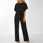 Isabella Laurent | Elegant jumpsuit med taljemarkering
