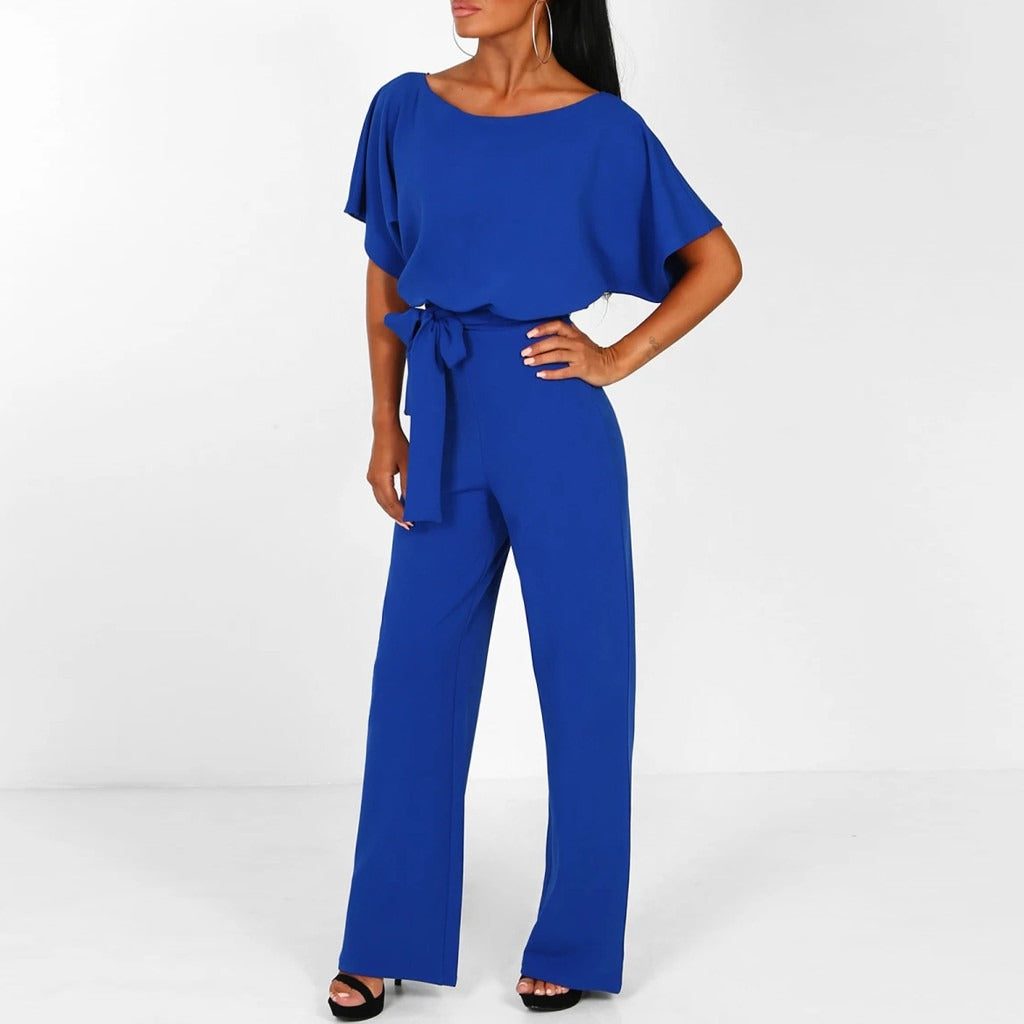 Isabella Laurent | Elegant jumpsuit med taljemarkering