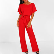 Isabella Laurent | Elegant jumpsuit med taljemarkering