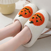 Little Boo | Pumpkin Halloween Slippers