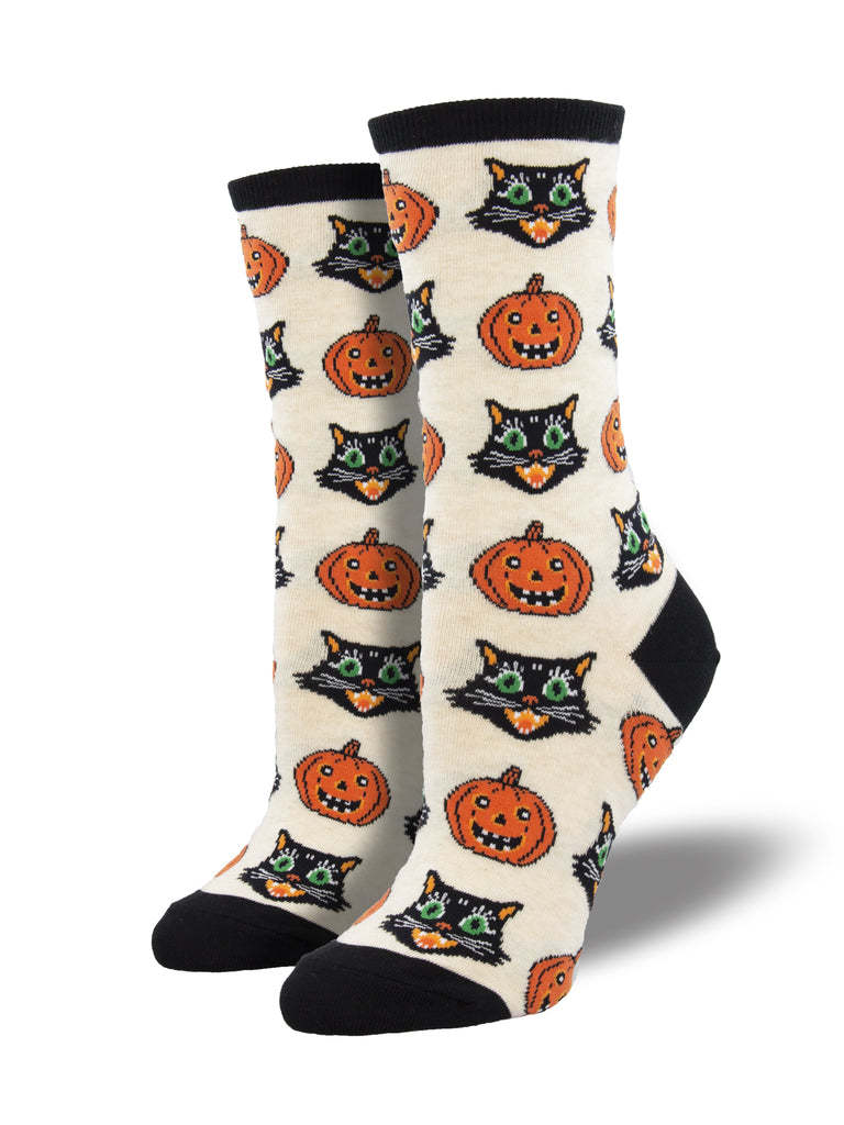 Harvest Haunt | Pumpkin Halloween Socks For Women